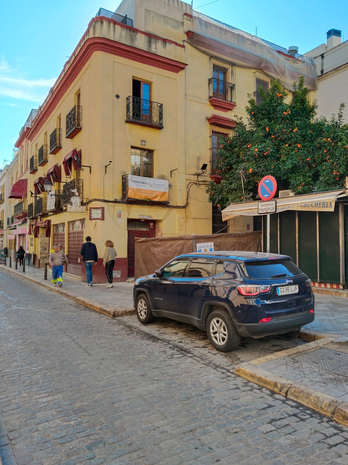 la blanca fachada