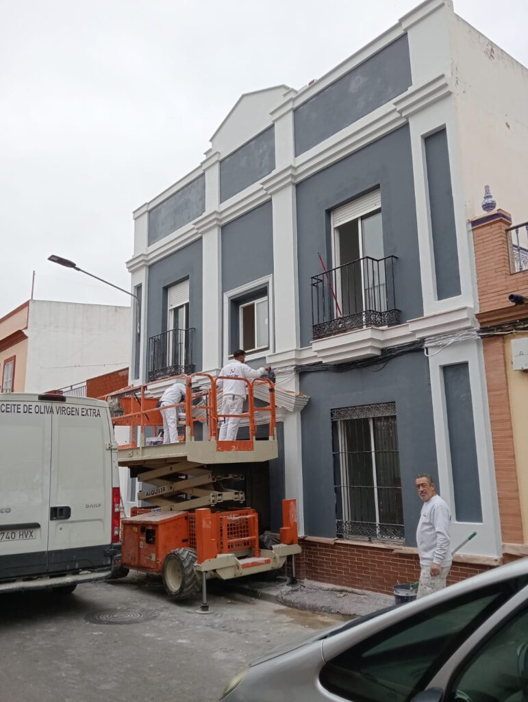 camas fachada pintandose